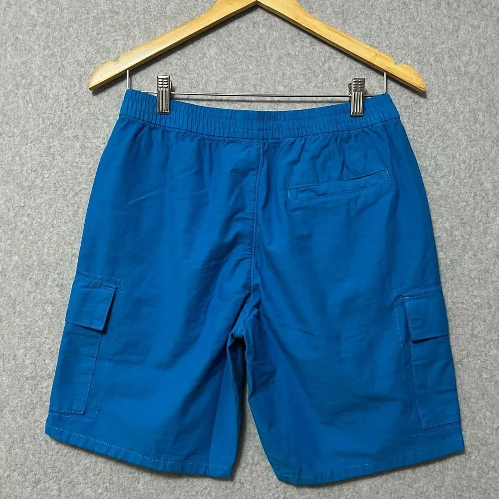 Everlane Mens Cotton Linen Cargo Shorts NWT Size Small Horizon Blue
